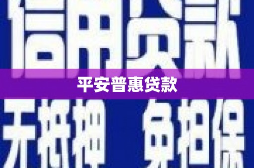 圣方济各堂区平安普惠贷款