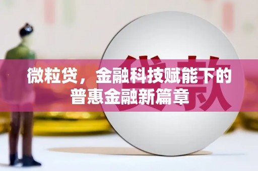 圣方济各堂区微粒贷，金融科技赋能下的普惠金融新篇章
