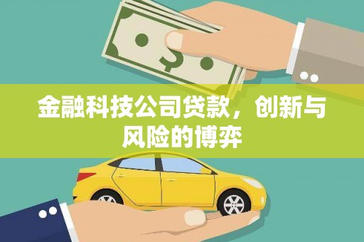 圣方济各堂区金融科技公司贷款，创新与风险的博弈