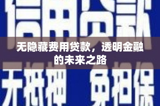 圣方济各堂区无隐藏费用贷款，透明金融的未来之路