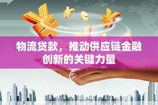 圣方济各堂区物流贷款，推动供应链金融创新的关键力量