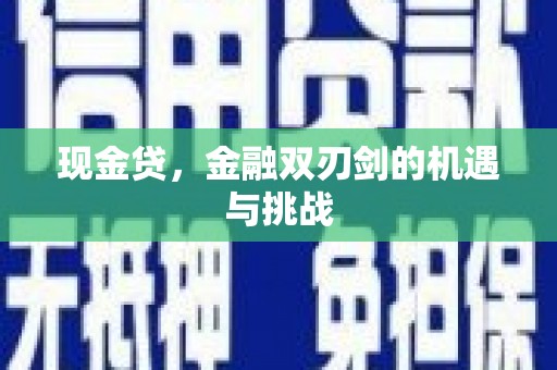 圣方济各堂区现金贷，金融双刃剑的机遇与挑战