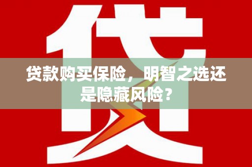 圣方济各堂区贷款购买保险，明智之选还是隐藏风险？