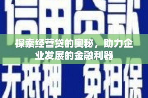 圣方济各堂区探索经营贷的奥秘，助力企业发展的金融利器