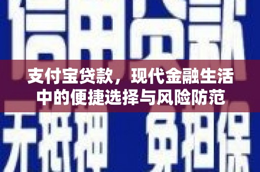 圣方济各堂区支付宝贷款，现代金融生活中的便捷选择与风险防范