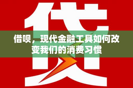 圣方济各堂区借呗，现代金融工具如何改变我们的消费习惯