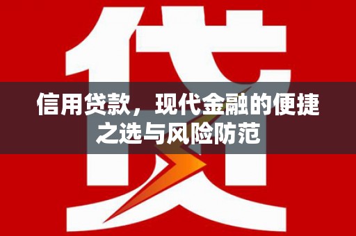 圣方济各堂区信用贷款，现代金融的便捷之选与风险防范