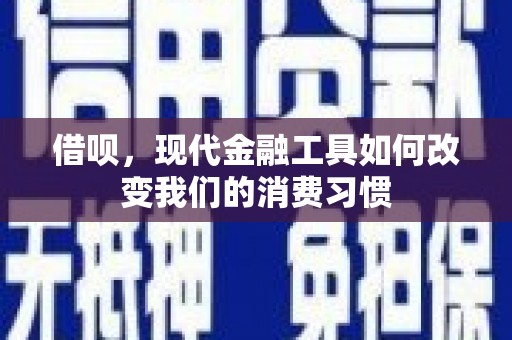 圣方济各堂区借呗，现代金融工具如何改变我们的消费习惯