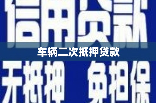 圣方济各堂区车辆二次抵押贷款