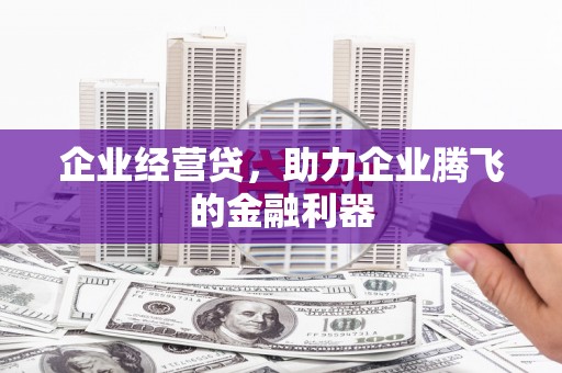 圣方济各堂区企业经营贷，助力企业腾飞的金融利器
