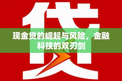 圣方济各堂区现金贷的崛起与风险，金融科技的双刃剑