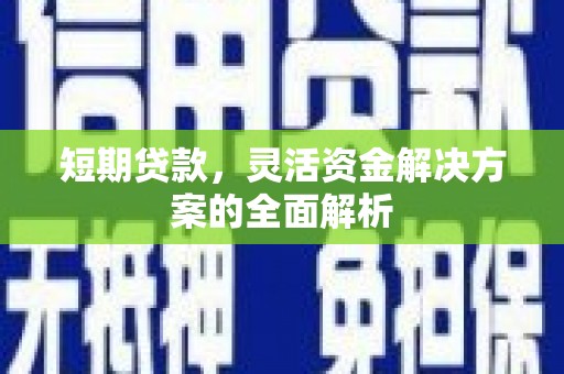 圣方济各堂区短期贷款，灵活资金解决方案的全面解析