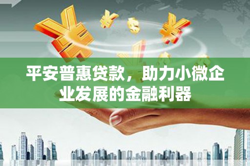 圣方济各堂区平安普惠贷款，助力小微企业发展的金融利器