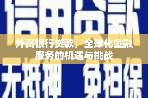 圣方济各堂区外资银行贷款，全球化金融服务的机遇与挑战
