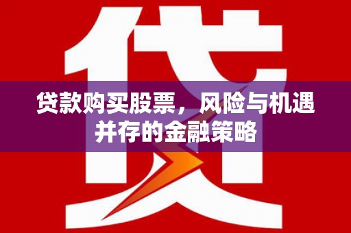 圣方济各堂区贷款购买股票，风险与机遇并存的金融策略