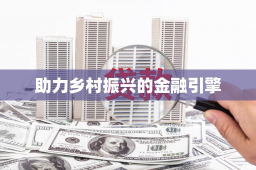 圣方济各堂区助力乡村振兴的金融引擎