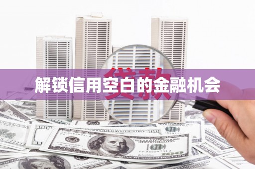 圣方济各堂区解锁信用空白的金融机会