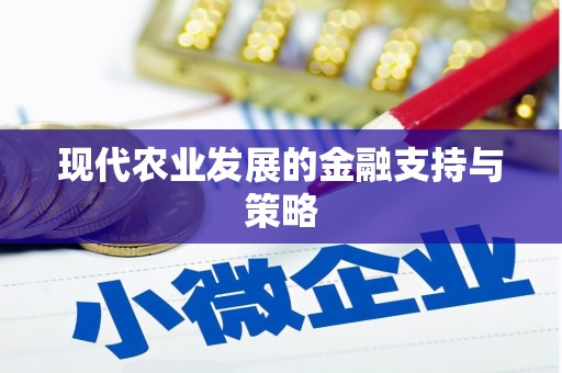 圣方济各堂区现代农业发展的金融支持与策略