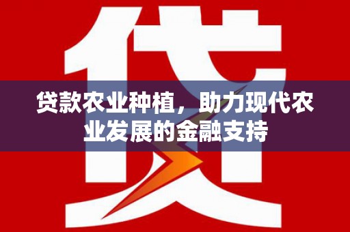 圣方济各堂区贷款农业种植，助力现代农业发展的金融支持