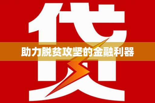 圣方济各堂区助力脱贫攻坚的金融利器